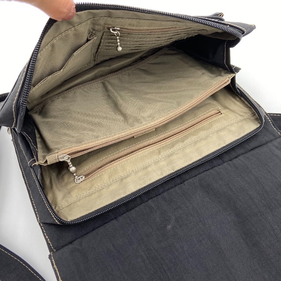 Baggallini Charcoal Crossbody Shoulder Bag - Picture 8 of 13